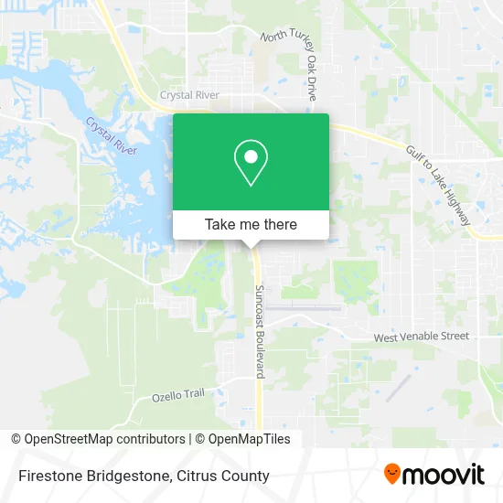 Firestone Bridgestone map