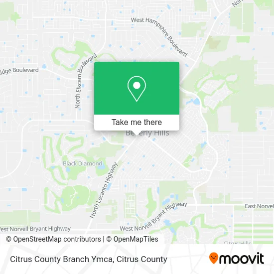 Citrus County Branch Ymca map
