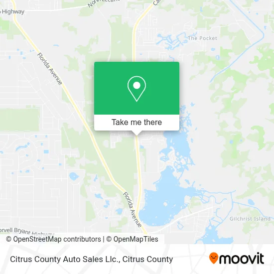 Citrus County Auto Sales Llc. map