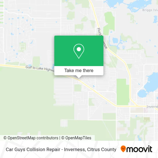 Car Guys Collision Repair - Inverness map