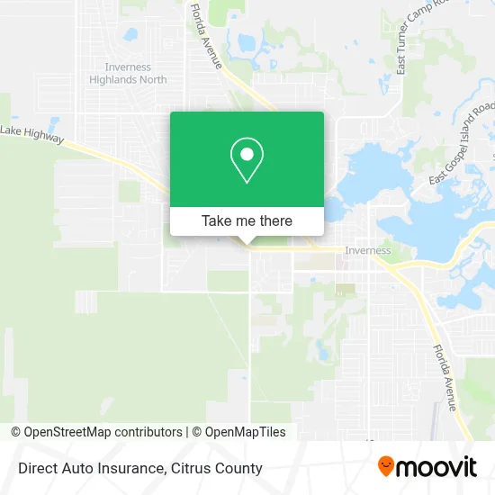 Direct Auto Insurance map