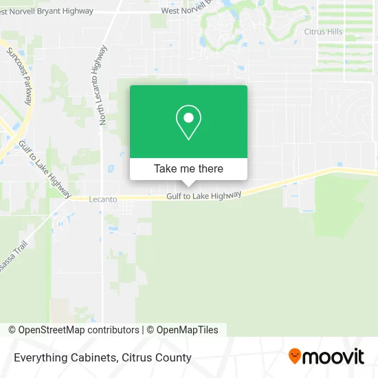 Everything Cabinets map