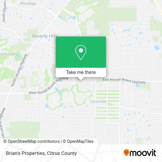 Brian's Properties map