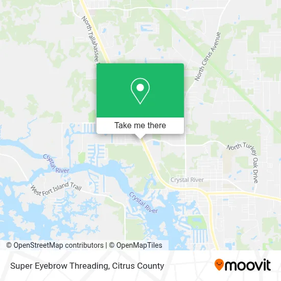 Super Eyebrow Threading map