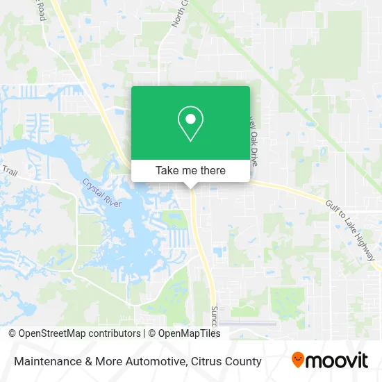 Maintenance & More Automotive map