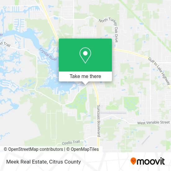 Meek Real Estate map