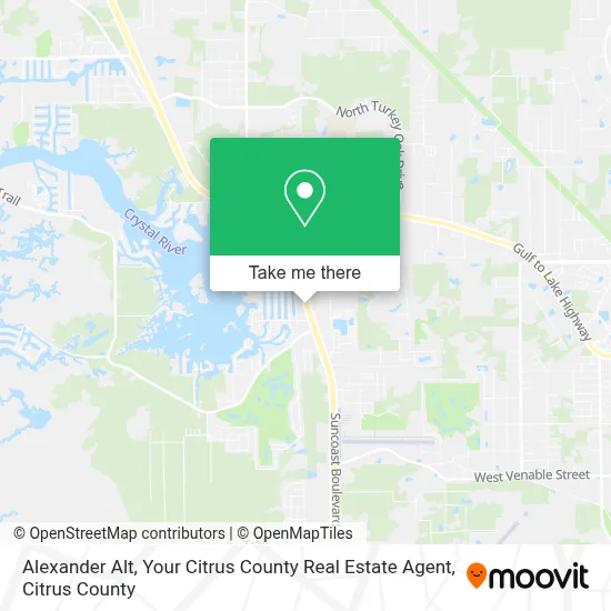 Alexander Alt, Your Citrus County Real Estate Agent map