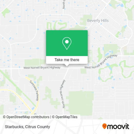 Starbucks map