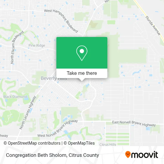 Congregation Beth Sholom map