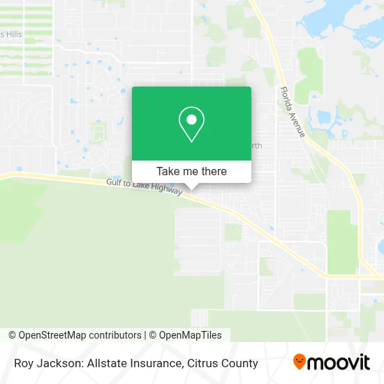 Roy Jackson: Allstate Insurance map