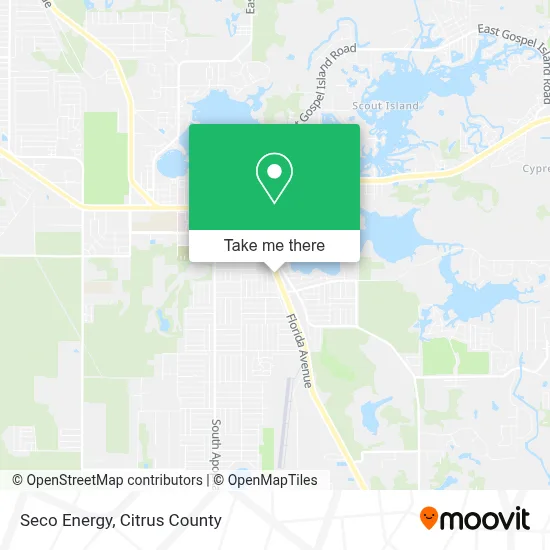 Seco Energy map