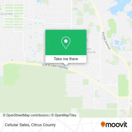 Cellular Sales map