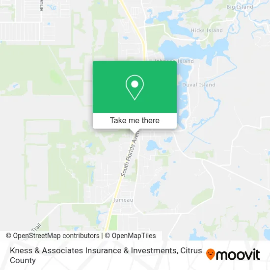 Kness & Associates Insurance & Investments map