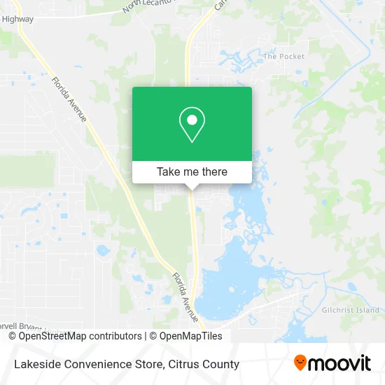 Lakeside Convenience Store map
