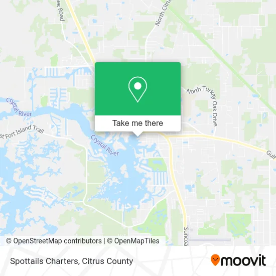 Spottails Charters map
