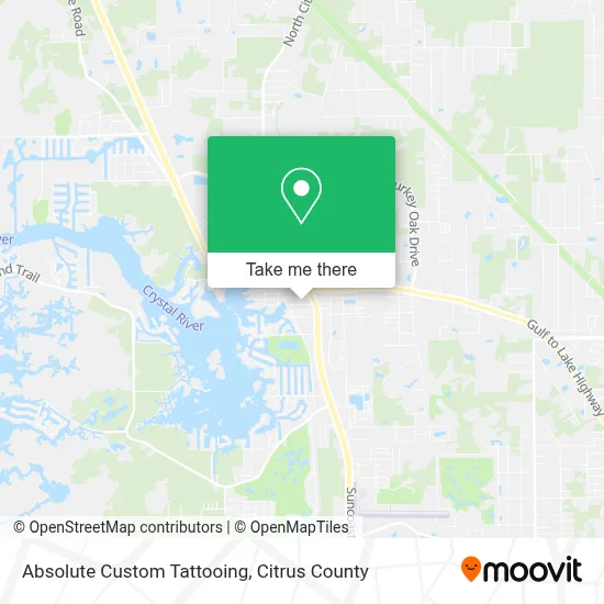 Absolute Custom Tattooing map