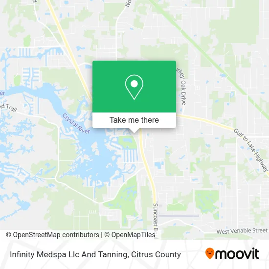 Infinity Medspa Llc And Tanning map