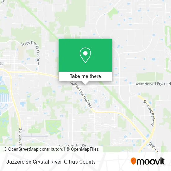 Jazzercise Crystal River map