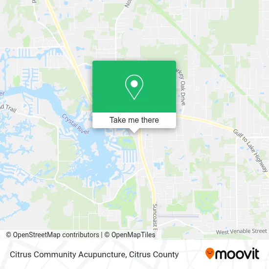 Citrus Community Acupuncture map