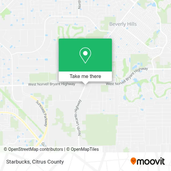 Starbucks map