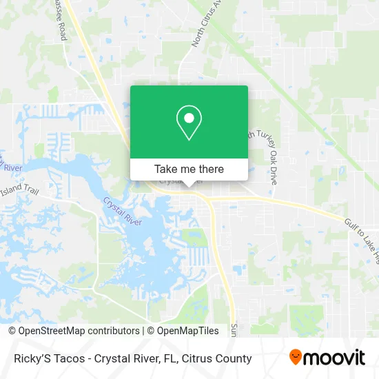 Ricky’S Tacos - Crystal River, FL map