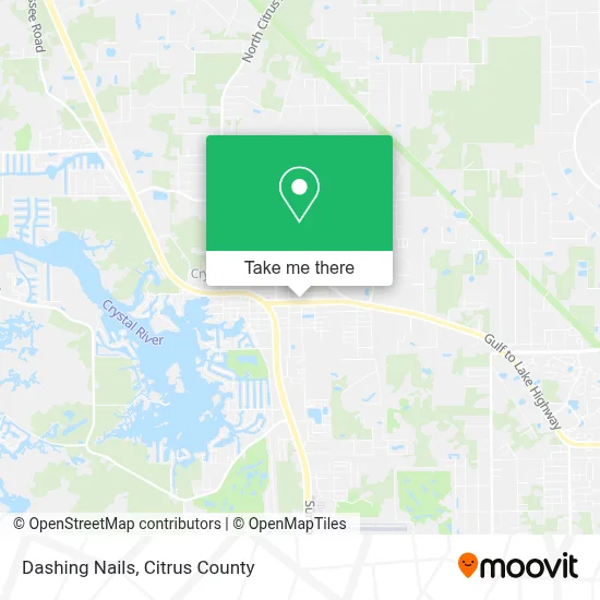 Dashing Nails map