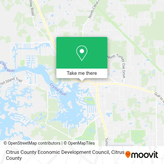 Citrus County Economic Development Council map