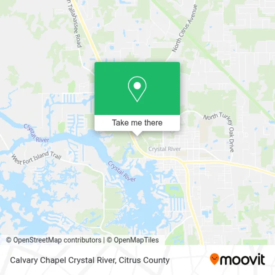 Calvary Chapel Crystal River map