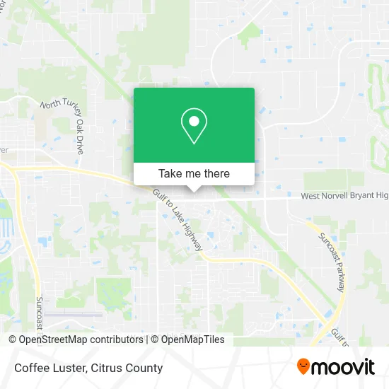 Coffee Luster map