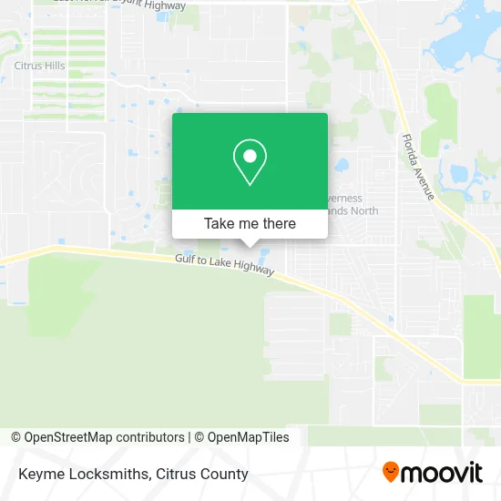 Keyme Locksmiths map