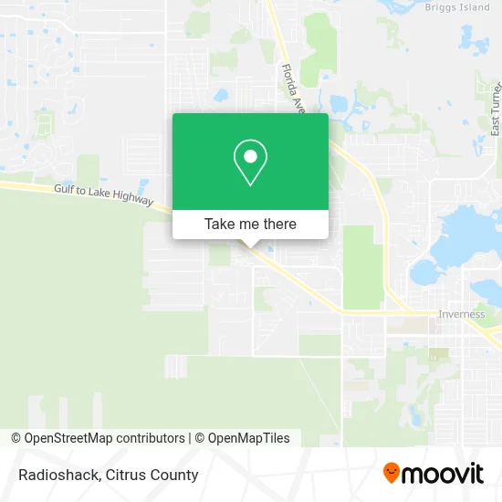 Radioshack map