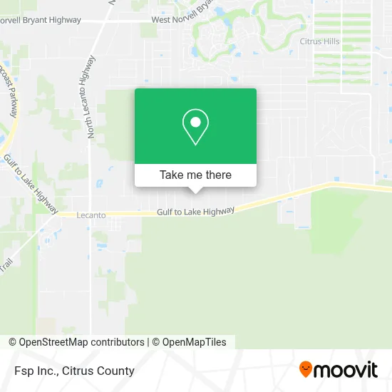 Fsp Inc. map
