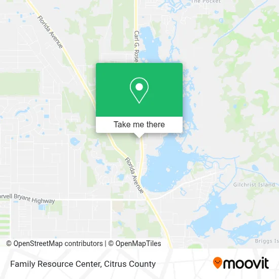 Family Resource Center map