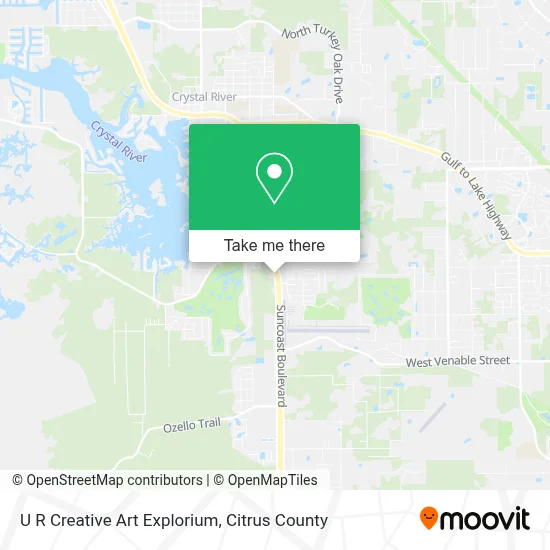 U R Creative Art Explorium map