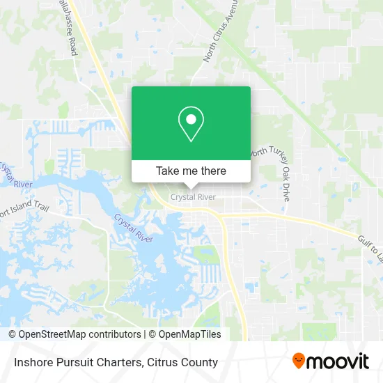Inshore Pursuit Charters map