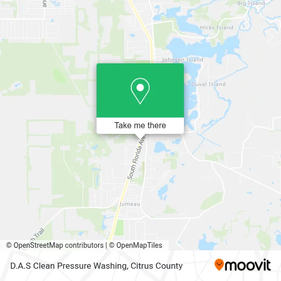 D.A.S Clean Pressure Washing map