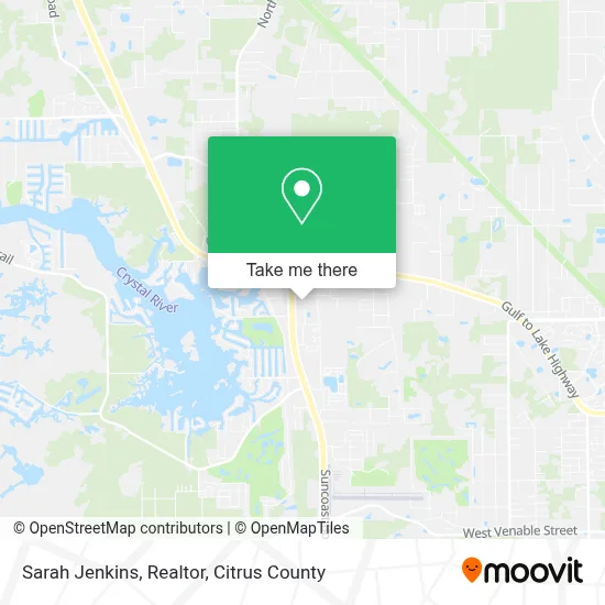 Sarah Jenkins, Realtor map