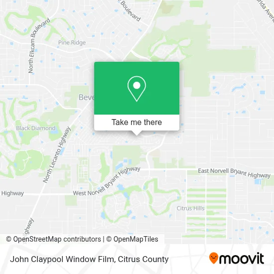 John Claypool Window Film map