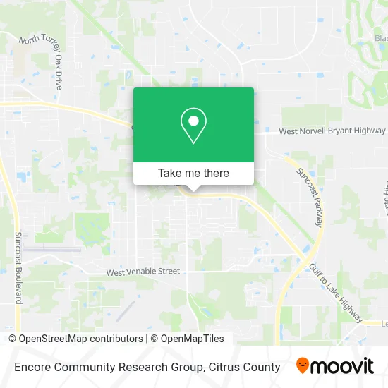 Encore Community Research Group map