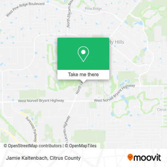 Jamie Kaltenbach map