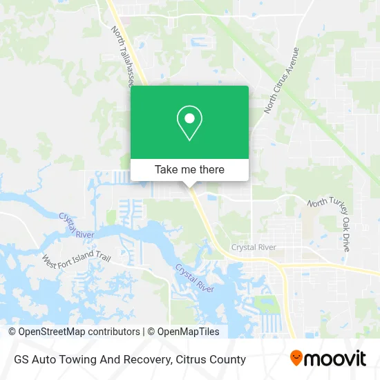 GS Auto Towing And Recovery map