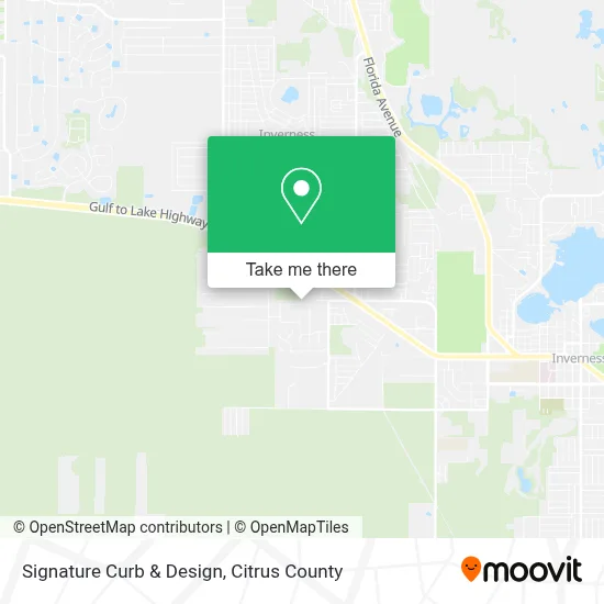 Signature Curb & Design map