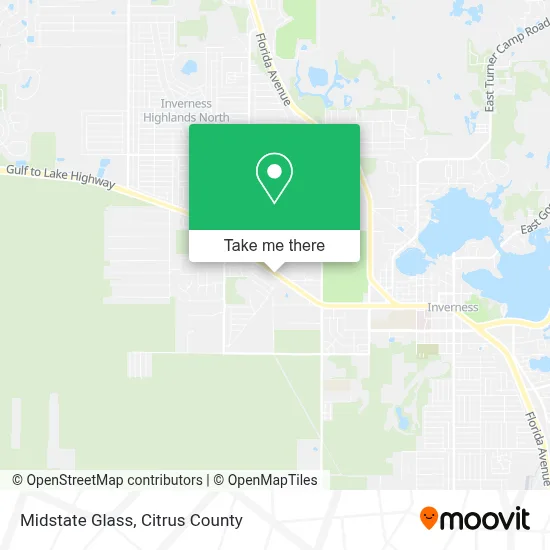 Midstate Glass map