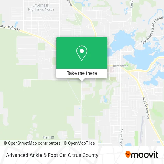 Advanced Ankle & Foot Ctr map