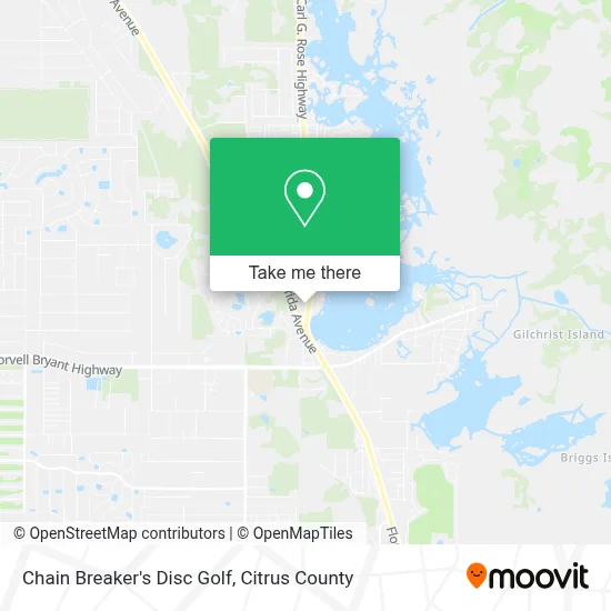 Chain Breaker's Disc Golf map