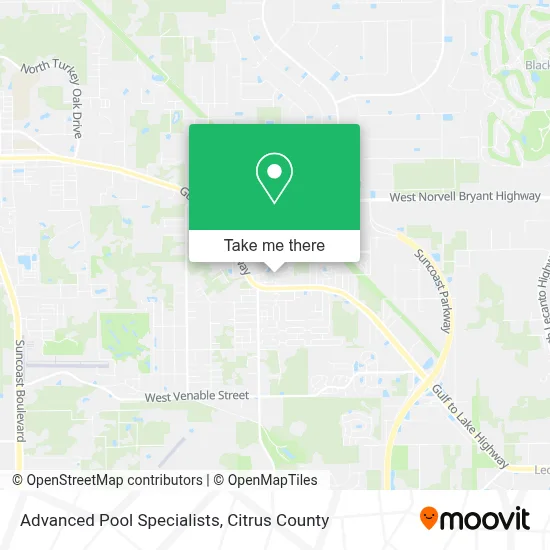Advanced Pool Specialists map