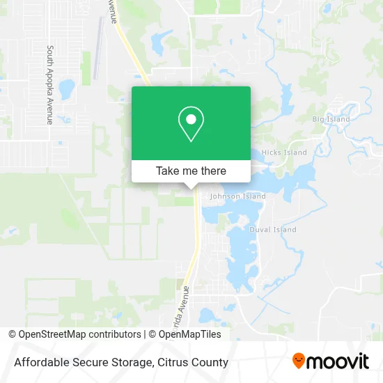 Affordable Secure Storage map