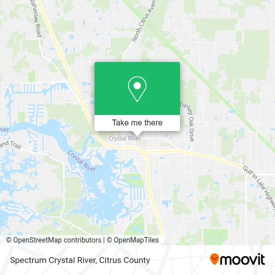 Spectrum Crystal River map