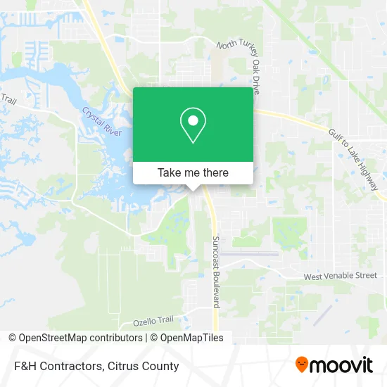 F&H Contractors map