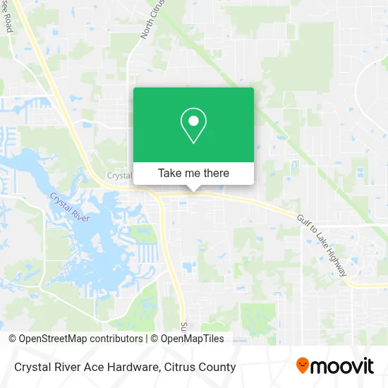 Crystal River Ace Hardware map